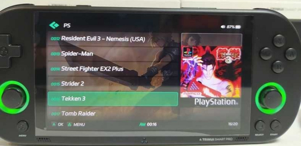 Портативна ігрова PSP приставка Trimui Smart Pro 64GB Black Play Stati Харків - фото 4