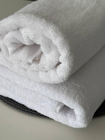 Комплект махрових рушників Ideal Textile 2 шт (50х90см + 70х140см) білий 550 г/м2 (56861200) Чернівці - фото 3