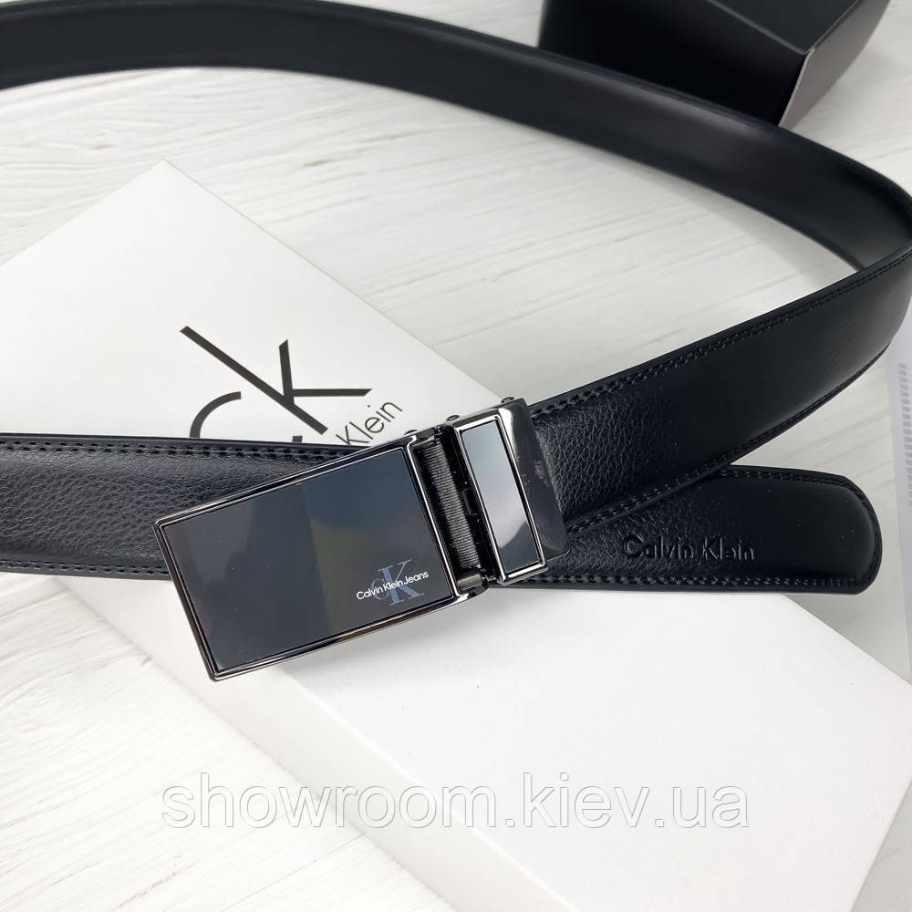 Кожаный ремень с пряжкой автомат Ск (496) Киев - изображение 3