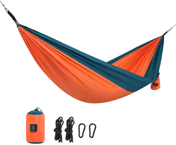 Туристичний двомісний гамак Naturehike NH21DC011 290х180 см (Жовтогарячий) Оливковий Вінниця