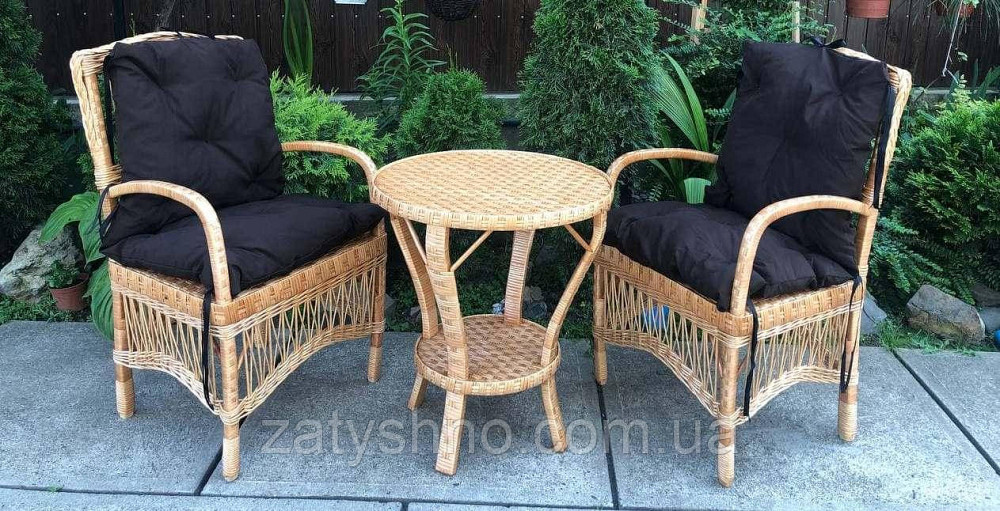 Набор мебели плетеной с круглым столом Киев - изображение 1