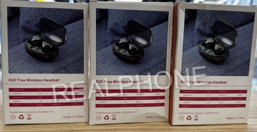 Безпроводные Наушники: K20 True Wireless Headset Харьков - изображение 2