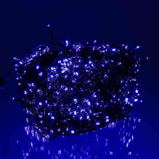 Garlando Гірлянда Різдвяна фея вулична 100 (м) 1000 LED чорний провід Синій CF1000L100MBBL Коломия