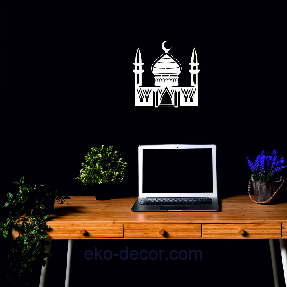 Декоративне настінне Панно «Іслам» Декор на стіну 50*50 см, Білий Київ - фото 9