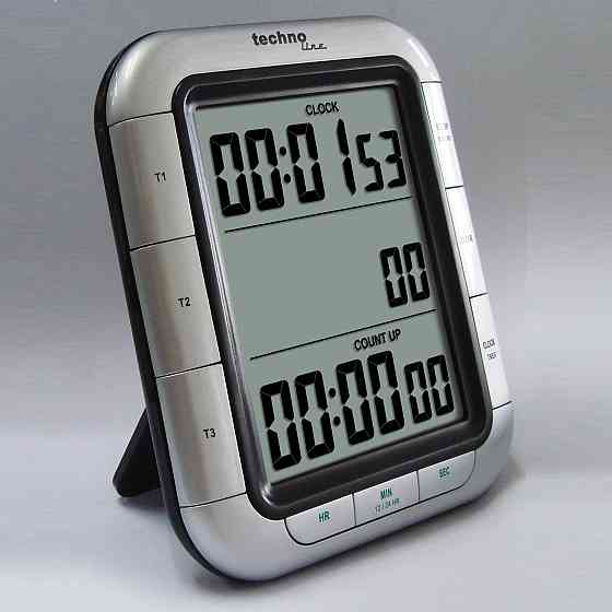 Таймер кухонный Technoline KT300 Magnetic Silver (KT300) Киев