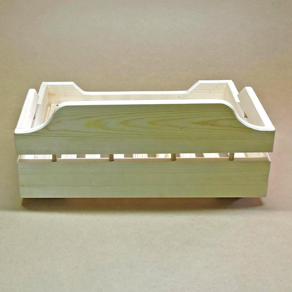 Лежак деревянный для собаки 