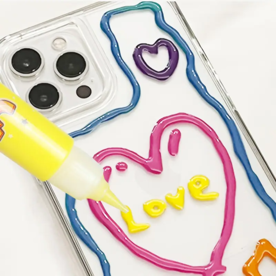 3D-вітражні фарби, швидковисихаючі маркери для творчості, набір 6 відтінків Кам'янець-Подільський