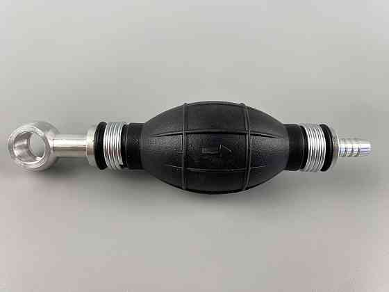 Ручний насос для перекачування рідини з клапаном масло-бензостійка гума алюмінієві наконечники d = 10 мм/d=14 м Мукачево