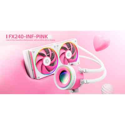 Система рідинного охолодження ID-Cooling FX240 INF Pink (FX240 INF PINK) Вінниця