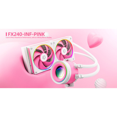 Система жидкостного охлаждения ID-Cooling FX240 INF Pink (FX240 INF PINK) Винница - изображение 5