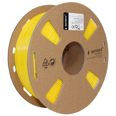 Пластик для 3D-принтера Gembird PETG, 1.75 мм, yellow, 1 кг (3DP-PETG1.75-01-Y) Вінниця - фото 2