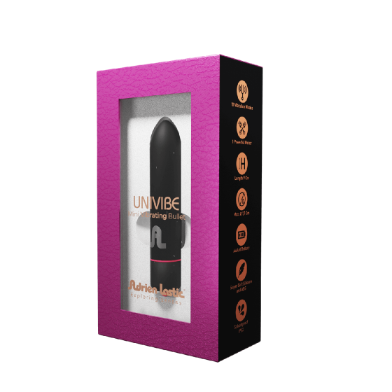 Вибропуля Adrien Lastic Univibe, 10 режимов работы, силикон, на батарейках Sex Aura Киев