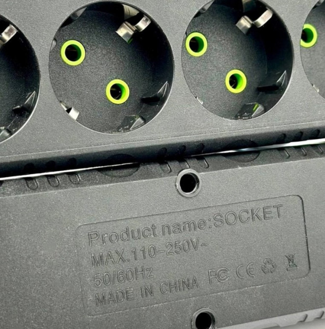 Подовжувач UA Power F44U 3USB на 4 розетки, 4 м, чорний Вінниця - фото 2