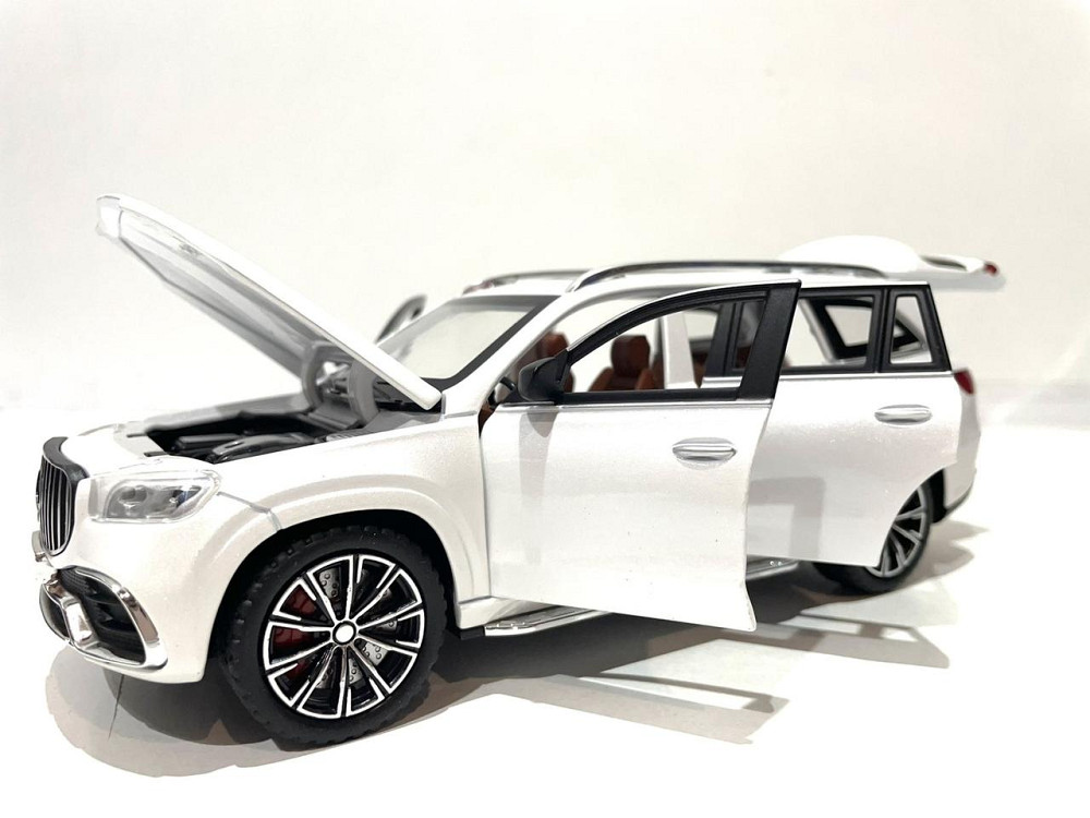 Машинка металева АвтоЕксперт Mercedes-Benz GLS 1:24 світло/звук Біла (GT-1076) Чернігів - фото 7