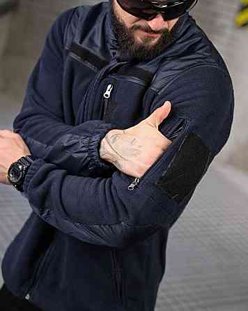 Тактическая флисовка DETROID  синяя ПП4747 Одесса