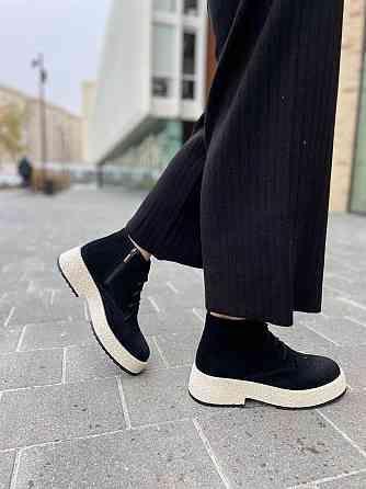 Черевики жіночі G.S.V. чорні натуральна замша зимові высота 11 см размеры 37р.38р.39р.40р.41р. Коломыя