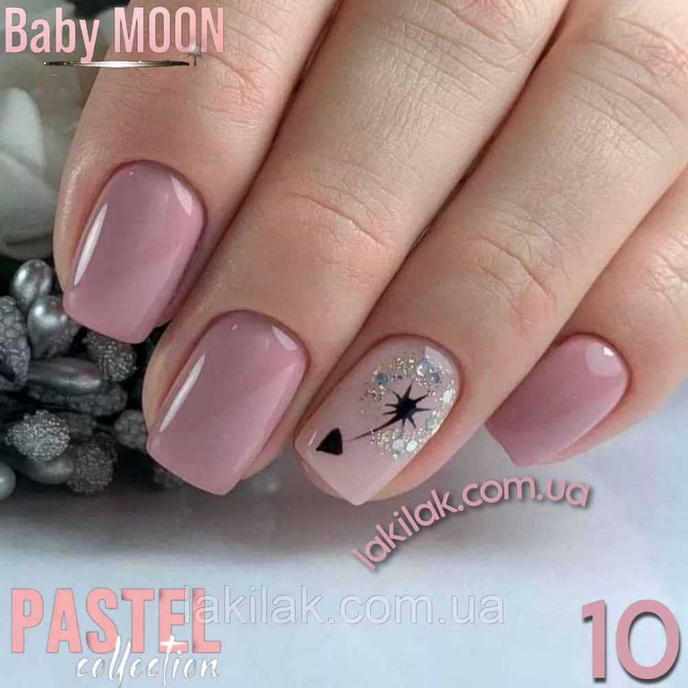 Гель-лак BABY MOON Pastel №10 кава з бузком, 6 мл Херсон - фото 1