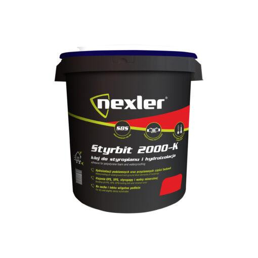 Бітумно-каучукова гідроізоляційна мастика-клей на основі розчинника Nexler Styrbit 2000 K, 10 кг Львів - фото 1