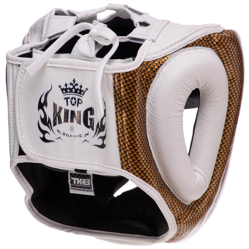 Шлем боксерский с полной защитой кожаный TOP KING-02 S-XL Шлемы для бокса и единоборств Киев - изображение 5