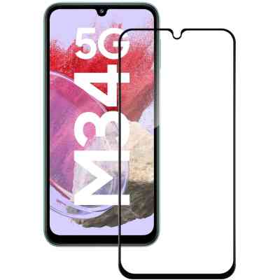 Стекло защитное ACCLAB Full Glue Samsung M34 5G Black (1283126575723) Винница