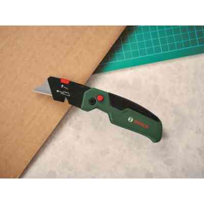 Нож монтажный Bosch строительный трапециевидный, корпус двухкомпонентный, 175x40x25мм (1.600.A03.2V7) Винница