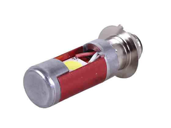 Лампа фари діодна 2 кристали 1 вусик П15Д-25-1 12В 35/35W — LED — АМ Вінниця