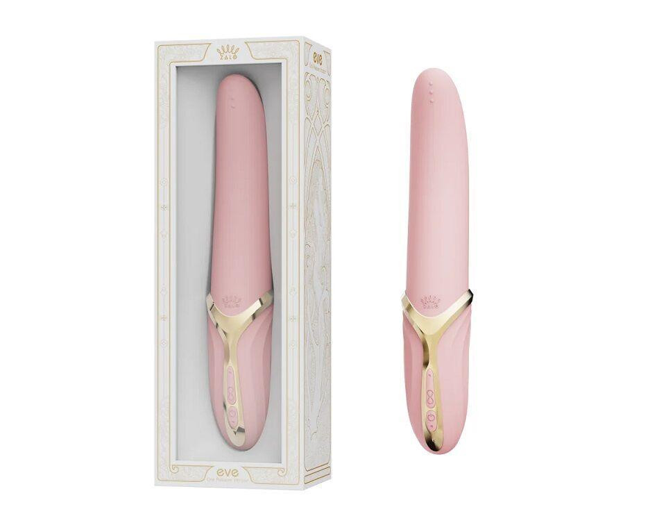 Вибратор Zalo – EVE Sakura Pink, вибрация + ротация, имитация язычка, подогрев до 39 °C Sex Aura Киев - изображение 8