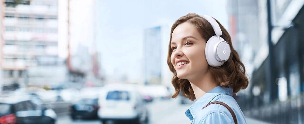 Bluetooth-Гарнітура Anker SoundCore Space Q45 White (A3040G21) ( Білий ) Харьков - изображение 9