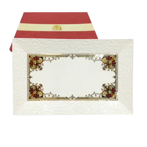 Блюдо прямокутне 25,7*15,2м Лаура 9709-3 S&T Житомир - фото 1