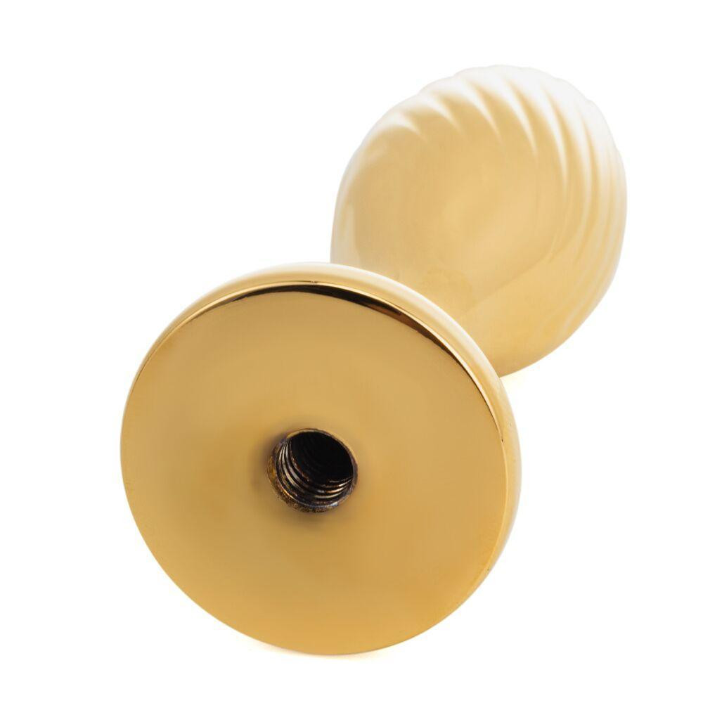 Металева анальна пробка Крихітний хвіст LOCKINK SEVANDA White Bunny-Tail Anal Pear-shape Plug Sex Aura Київ - фото 4