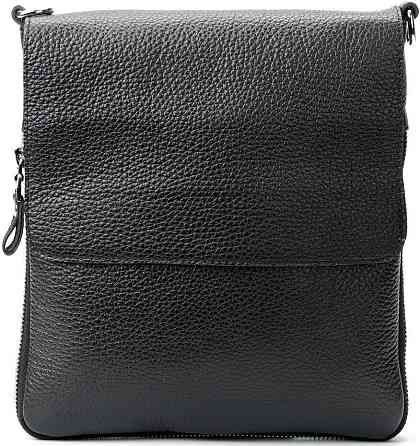 Сумка SHVIGEL 11016 из натуральной кожи Черная Киев