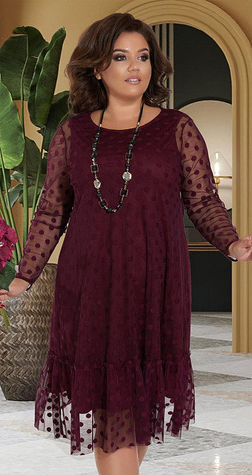 Свободное платье с сеточкой (42) Киев - изображение 1