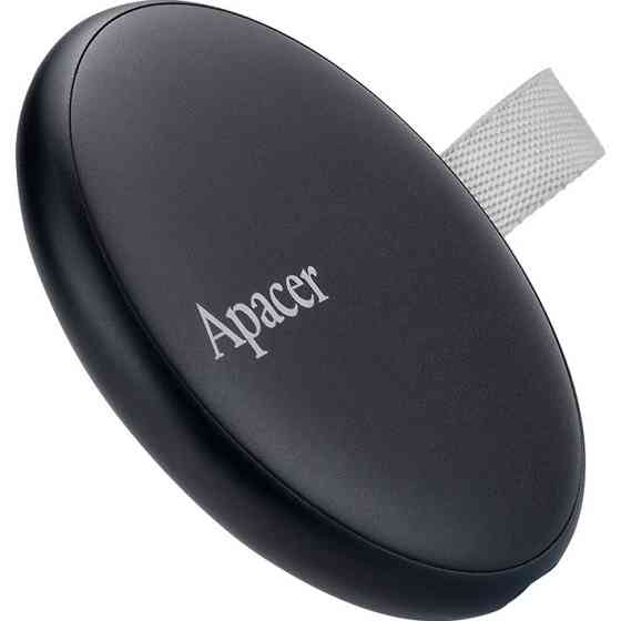 Накопичувач зовнішній SSD USB 1 TB Apacer Magnetic Portable AS725 Black (AP1TBAS725B-1) ( Чорний ) Харків
