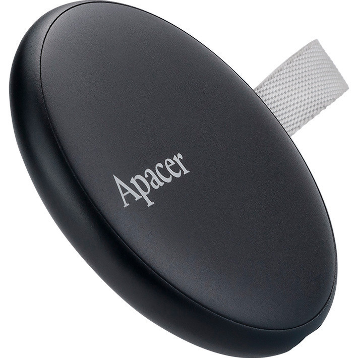 Накопичувач зовнішній SSD USB 1 TB Apacer Magnetic Portable AS725 Black (AP1TBAS725B-1) ( Чорний ) Харків - фото 2
