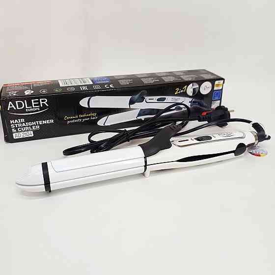 Современные щипцы для завивки волос Adler AD 2104 50Вт, Крутые плойки для волос Плойка обьема FH-61 Львов