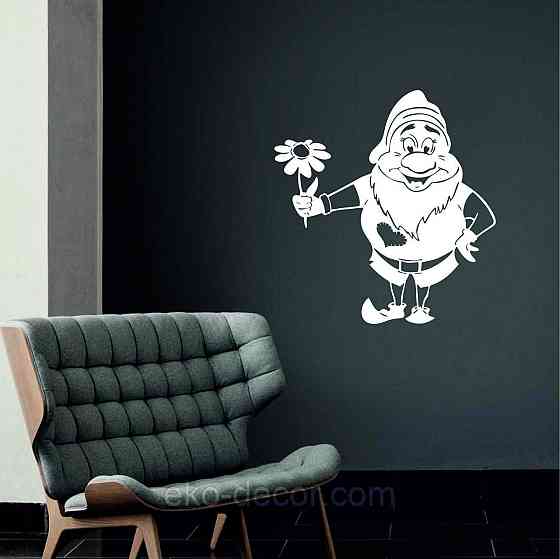 Декоративное настенное Панно «Гномик», Декор на стену 70*66 см Киев