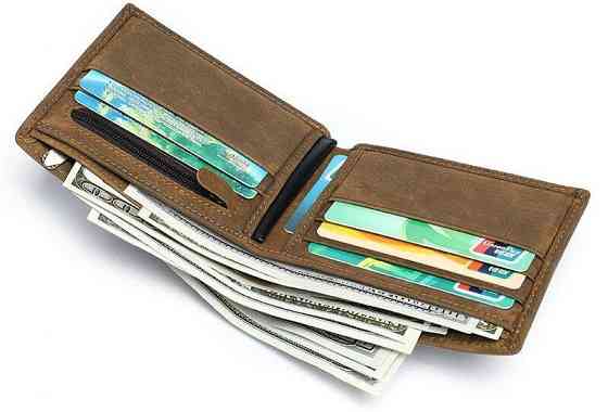 Гаманець горизонтальний Vintage 20042 Коричневий Київ