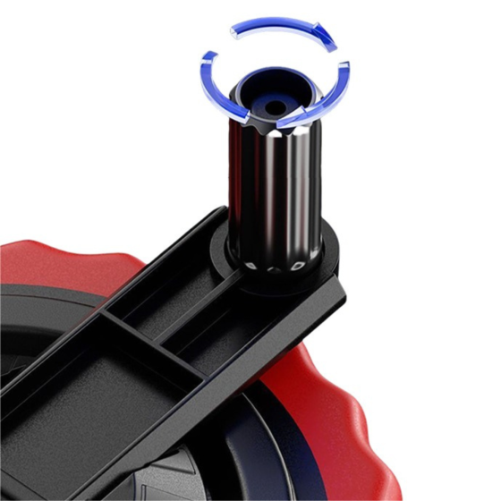 Рулетка будівельна вимірювальна 30 м, для геодезистів стрічка з метричною шкалою і скловолокна, з ручкою, пластикова чорно-червона Кам'янець-Подільський