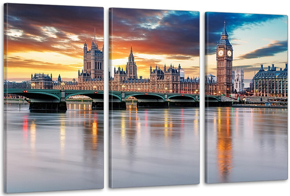 Модульная картина в гостиную / спальню   Біг-Бен     ART-209_3A Киев - изображение 1