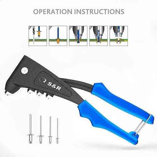 Заклепувальний ключ S&R 284302902 Профі в наборі із заклепками Одеса