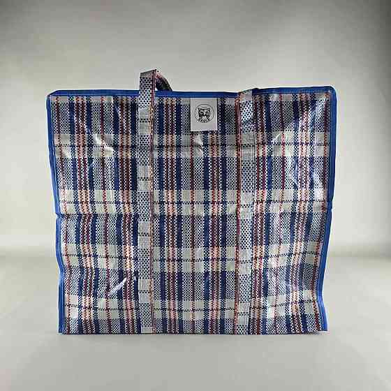 Сумка поліпропіленова, господарська, картата No-2 (40*44*15см) на змійці (1 шт.) Харків