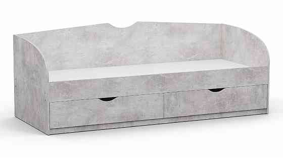 Кровать односпальная L-10, Бетон, 2030х934х766 Львов