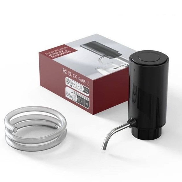 Електронна помпа аератор для вина,диспенсер акумуляторний.Винний електродозатор з акумулятором для пляшки Кам'янець-Подільський - фото 3