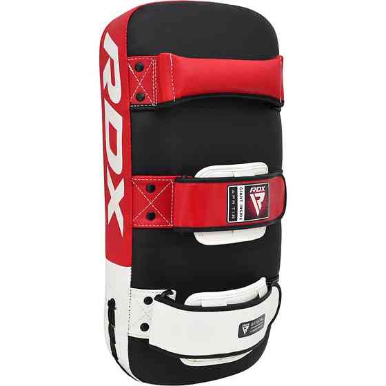 Пади для тайського боксу RDX T1 Curved Thai Kick Pad Red (1 шт.) Кам'янське
