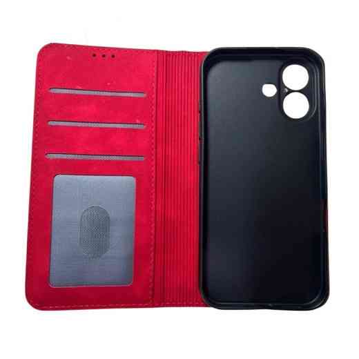 Чехол книжка iPhone 17 Защита камеры (красный) Одесса