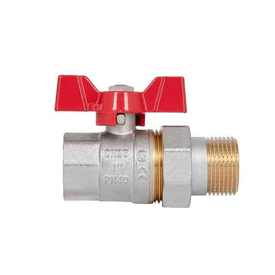 Кран кульовий "Американка" Thermo Alliance Standart 1" ВН прямий SD220NW25PN40 Київ