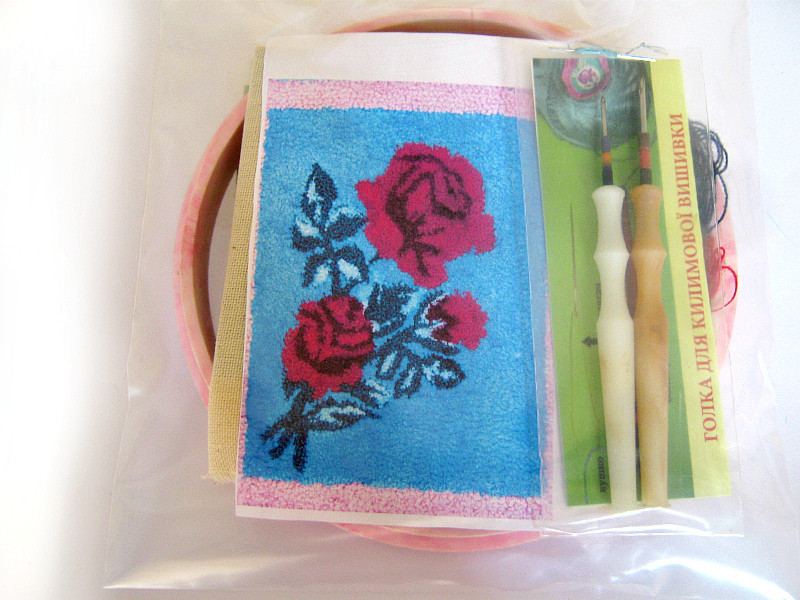 Набір для килимової вишивки  2 голки «Троянда» Івано-Франківськ - фото 1