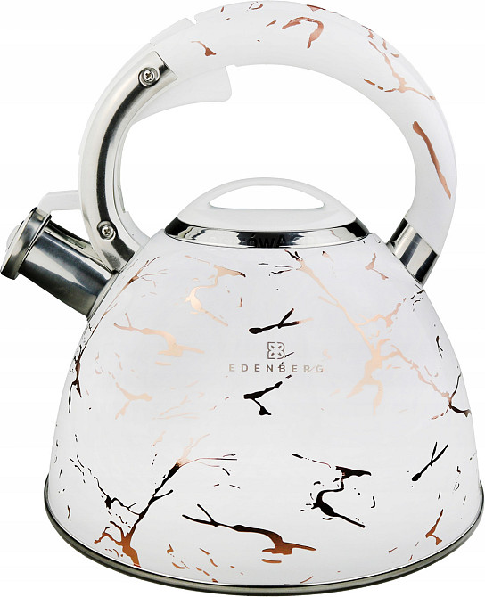 Чайник со свистком 3 л из нержавеющей стали с многослойным дном, для всех типов плит, долговечный Одесса - изображение 2