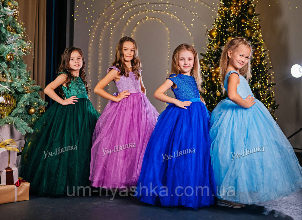 Длинное нарядное платье на 6-7 лет Кривой Рог - изображение 1