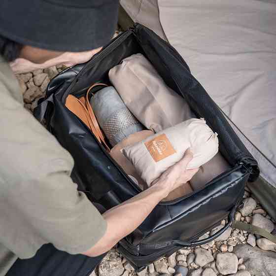 Сумка на колесах Naturehike NH21LX002, розмір L, чорна Київ